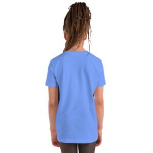 'Love_Siempre'_Youth_Short_Sleeve_T_Shirt_Blue