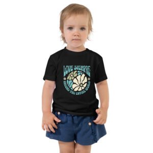 Toddler  Love Siempre Around the Entire World Short Sleeve Tee