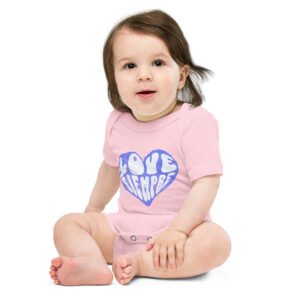Baby Love Siempre Blue Heart Onesie